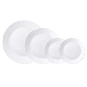 코렐 파이렉스 밀크글라스 밀크화이트 접시 4종 세트, 1개