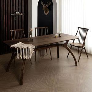 [에보니아]헤리스 호두나무 식탁테이블1800 북유럽풍 최고급자재 고퀄리티 국내생산..[31540410]