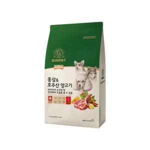 정관장 지니펫 더 홀리스틱 눈건강 강아지사료 홍삼&호주산 양고기 1.2kg
