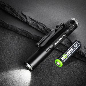 몬스터라이트 LED 줌 펜라이트 S 미니 휴대용 후레쉬 손전등 작업등 MPS250