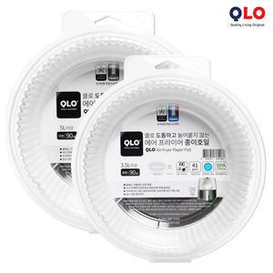 QLO 도톰한 에어프라이어 종이호일 중형/대형 90매
