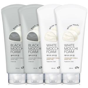 C2Y 모찌 클렌징폼 220ml 4개 / 폼클렌징