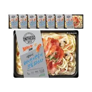 아워홈 온더고 베이컨 양송이 크림파스타 300g, 8개