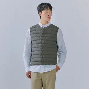 [하프클럽/체이스컬트]남성 투웨이넥 경량 패딩 베스트-CFZK7301C08