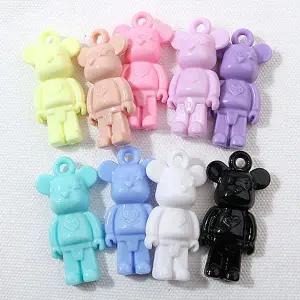 비즈아이 [6414-05]아크릴펜던트 베어브릭 25x51mm ,1개