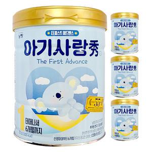 남양 아기사랑수 더 퍼스트 어드밴스 분유 1단계 750g 4개