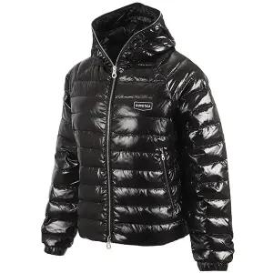 [정품]  여성 카로마 후드 경량 숏다운 재킷 (VDDJ95735-BKS)