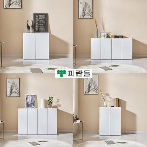 파란들가구 18T E0목재 LPM 슬림수납장 다용도수납장 거실장