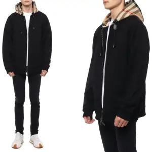 남성 체크 후드집업 (8060705 BLACK 23F)