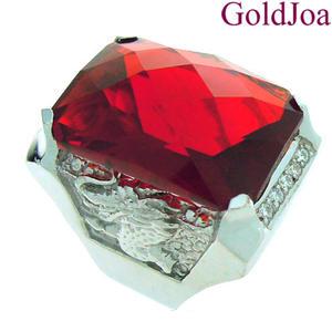 웅장한 루비 용반지 실버반지 (22224r) 순은 925 은반지