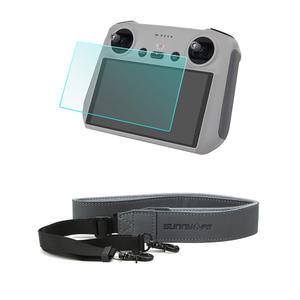 DJI 드론 조종기 RC2 전용 필수 악세사리 세트 액정 필름 목걸이스트랩 미니4 에어3