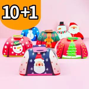 [10+1] 크리스마스 과자세트 선물 단체 학교 학생 어린이집 스웨터 구디백