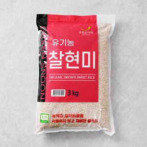 유기농 찰현미 3kg