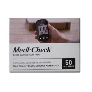 오성헬스케어 메디첵 혈당시험지 50매/혈당검사 당뇨시험지