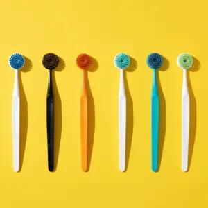 텅브러쉬 혀클리너 입냄새제거 백태제거 혀칫솔 (보관캡포함)