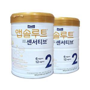 매일유업 앱솔루트 센서티브 2단계 6개월~12개월 900g 2개