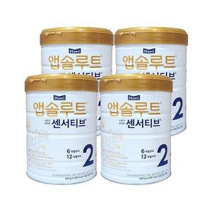 매일유업 앱솔루트 센서티브 2단계 6개월~12개월 900g 4개