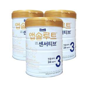 매일유업 앱솔루트 센서티브 3단계 12개월~24개월 900g 3개