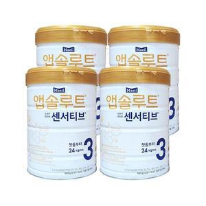 매일유업 앱솔루트 센서티브 3단계 12개월~24개월 900g 4개