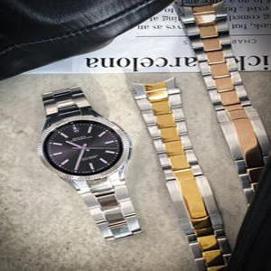 더블D 갤럭시 워치 7 6 5 4 클래식 프로 오이스터 메탈 스트랩 밴드 시계줄