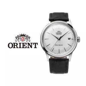 오리엔트 밤비노 Bambino 화이트 남성 클래식 오토매틱 가죽 패션 시계 RA-AC0M03S30B