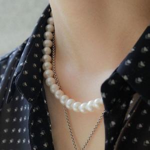 [NS홈쇼핑]바이데이지 8미리 담수 진주 목걸이 Bn0504[33270665]