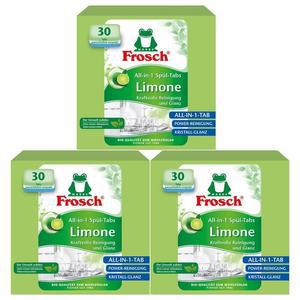 프로쉬 NEW 그린레몬 식기세척기 전용세제 30개입 3개