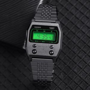 카시오 모던 레트로 빈티지 스퀘어 디지털 메탈 공용 손목시계 A1100B-1 c160