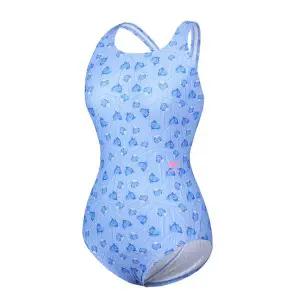 [레노마수영복](하남점)지퍼백 폴리백  브라캡 3종 무상증정 여성 캔디팝 X백 원피스수영복 블루 RN-LS2...