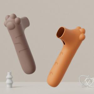 고양이 실리콘 문콕 방지 문손잡이 보호 커버 아이 방문 손잡이