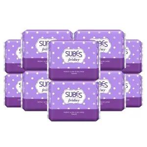 [슈베스] 생리대 프라이데이 울트라슬림 대형 12P x10팩