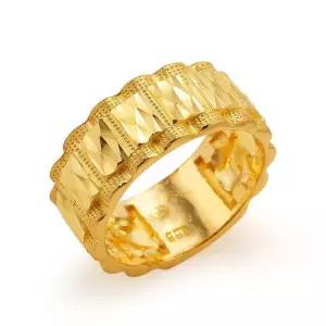 갤러리아 남자 순금 반지 컷팅 물결 24K 7.5g 애끼 검지 중지