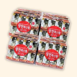 광천재래김 도시락반찬 맛있는조미김 대용량 4g 160봉