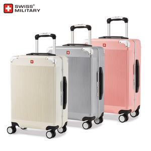 [스위스밀리터리]여행용캐리어 20인치 24인치 튼튼한 알루미늄프레임 잘굴러가는 기내용 수화물 하드캐리어  시그니처 SM-F720