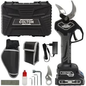 콜튼 충전 전동 전지가위 나무 가지치기 40mm (음성안내)
