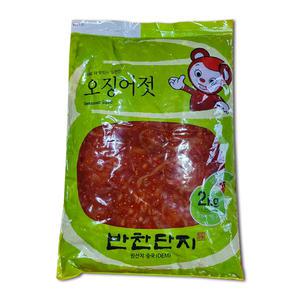 반찬단지 오징어젓 2kg (PE)