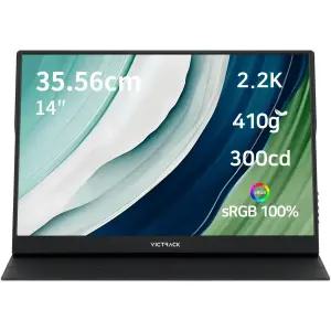 빅트랙 35.56cm 2.2K IPS 휴대용 모니터 140PM01Q