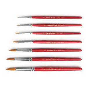 화홍 320R 세필붓 환붓 얇은붓 0호/1호/2호/3호/4호/5호/6호 인조모 낱자루 둥근붓