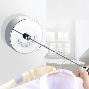 공간활용 깔끔 스텐 와이어 빨랫줄 좁은 공간 원룸 자취 베란다 와이어 빨래 건조대 걸이