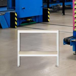 [스피드랙] 철제작업대 800x300x750 2단 작업테이블 택배포장 공장 공방 작업다이