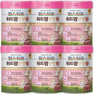 파스퇴르 위드맘 산양분유 100일 제왕 750g(6캔)