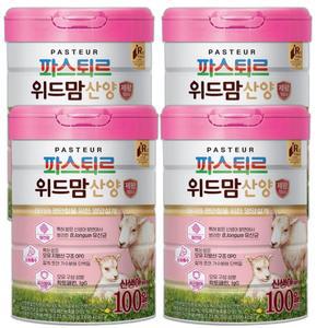파스퇴르 위드맘 산양분유 100일 제왕 750g(4캔)