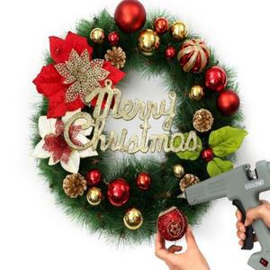 소리공 50CM 블라썸 원형 리스(솔잎) 벽장식용품 크리스마스장식