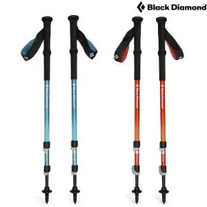 블랙다이아몬드 트레일백 3단 등산스틱 + 스노우바스켓 / 트레킹 폴 노르딕워킹 지팡이