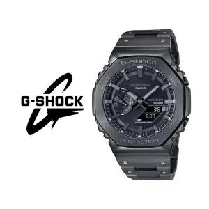 지샥 풀 메탈 지얄오크 올블랙 블루투스 터프솔라 남성 패션 손목시계 GM-B2100BD-1A