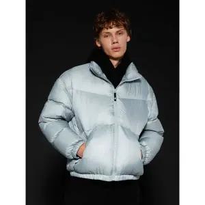 [하프클럽/씨엔엔 어패럴]트래블 피쳐 NN 덕 다운 숏패딩 스카이블루_CA23TDS413SBL