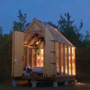 이동식 오두막 야외 통나무집 소형주택 삼각 하우스
