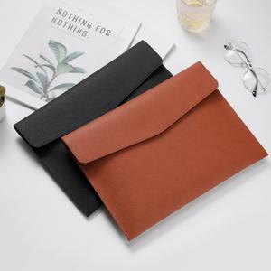 심플 비즈니스 미팅 서류 보관 가죽 가방 회의 외근 문서 파우치