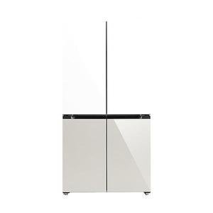 [캐리어] 클라윈드 피트인 파스텔 상냉장 하냉동 냉장고  KRNF618YPS1 (용량 618L/ 하프웜그레이)