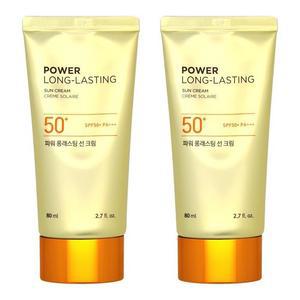 [더페이스샵] 더페이스샵 파워 롱래스팅 선크림(대용량) 80ml 2개